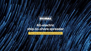 The new era of sustainable terminals! Bromma virtual launch of all-electric  STS spreader
