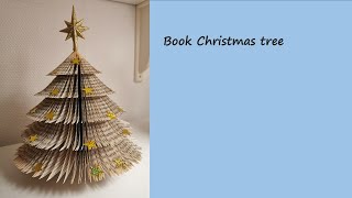 DIY Book Christmas Tree / Weihnachtsbaum aus Buch / 圣诞树手工