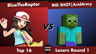 No Caps!! 81 Top 16 - BlueTheRaptor (Pokemon Trainer) vs BIG SHOT|AcidArmy (Steve)