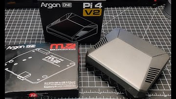 Vlog#064 RaspberryPi4の多機能金属ケース Argon ONE Pi4 V2とM.2 SSD拡張基板