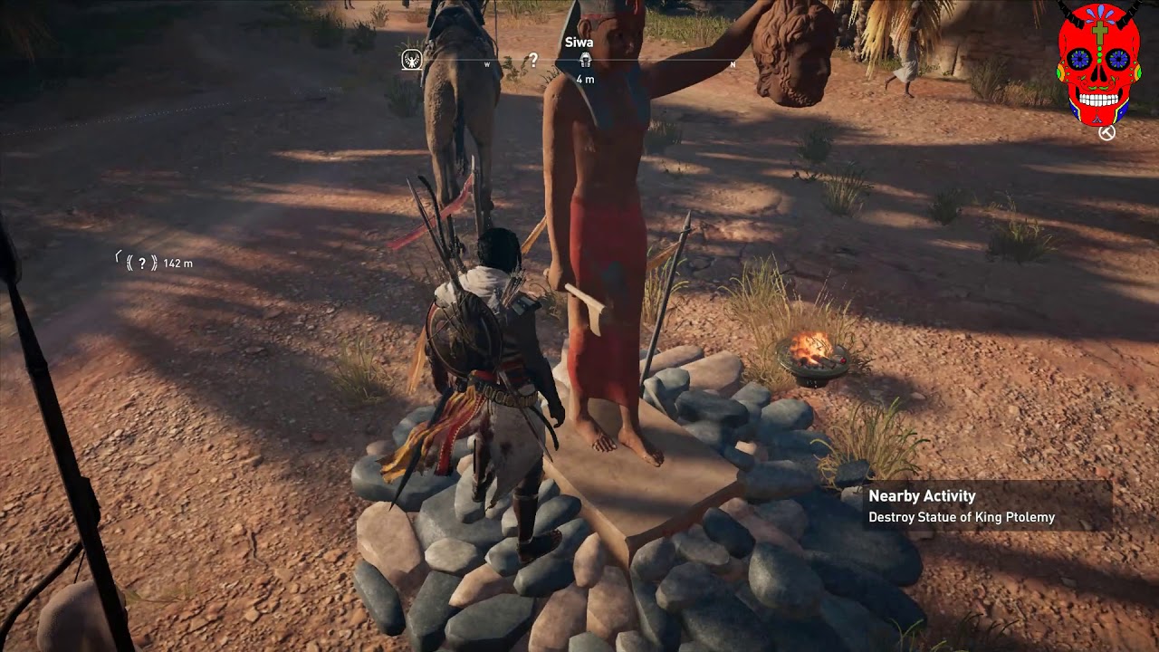 AC Origins Siwa Ptolemy Statue