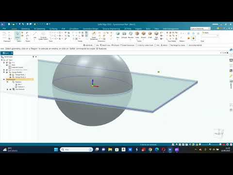 Solid Edge 2023 Eğitim Videoları-Senkron Parça Modelleme- 16- Emboss Komutu