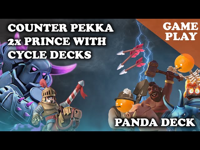 My deck is unbelievablely fun I love this pekka double prince deck try ut  out and lemme know what you think. Average elixr cost is also low : r/ ClashRoyale