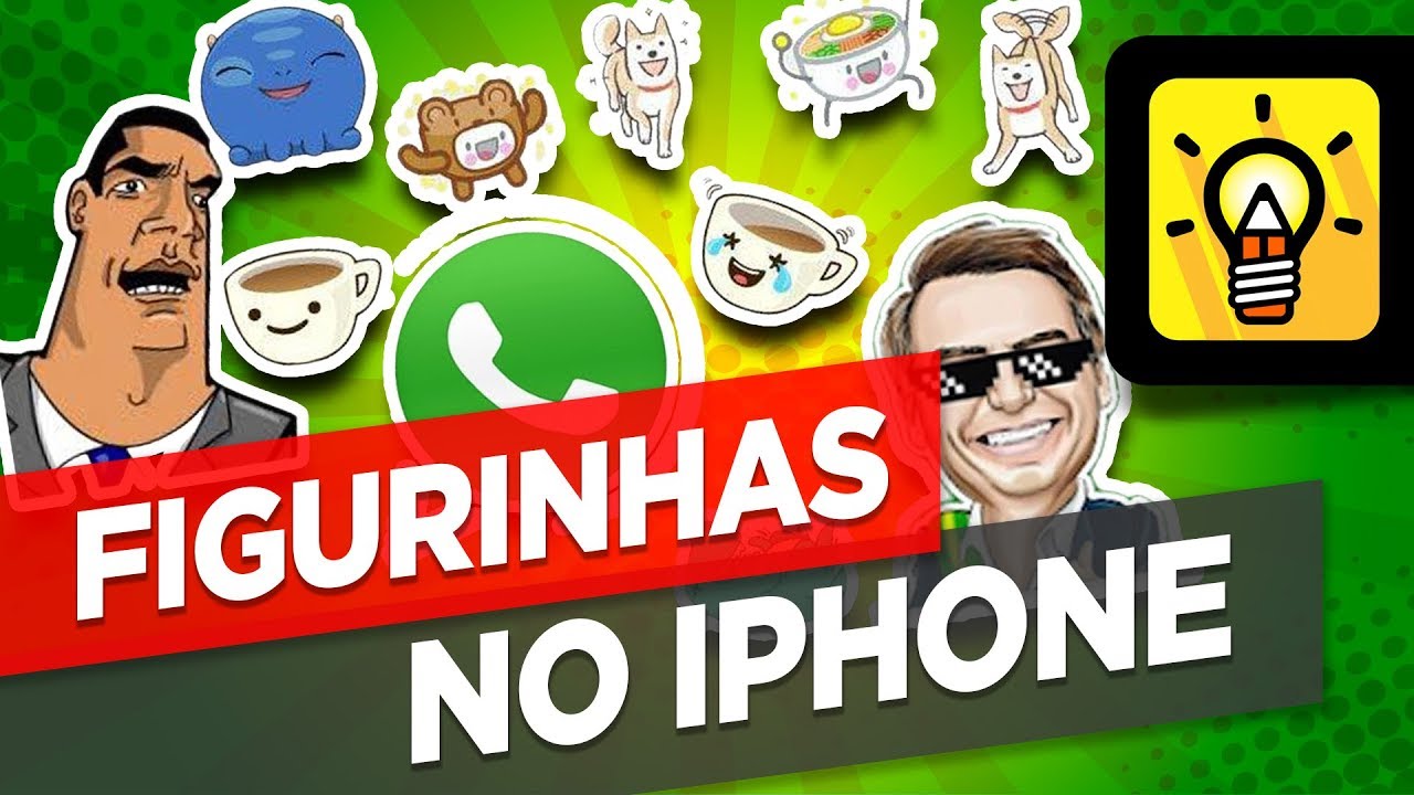 Crie suas próprias figurinhas no WhatsApp - Professor do iPhone