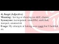 Ineptitude Meaning, Words Ineptitude And Knack Are Semantically Related Or Have Opposite Meaning