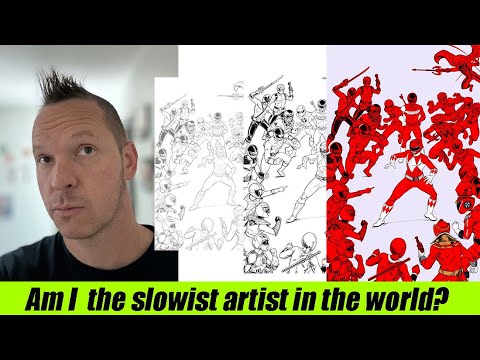 Am I the Slowest Artist in the World? Gazbot Report - YouTube