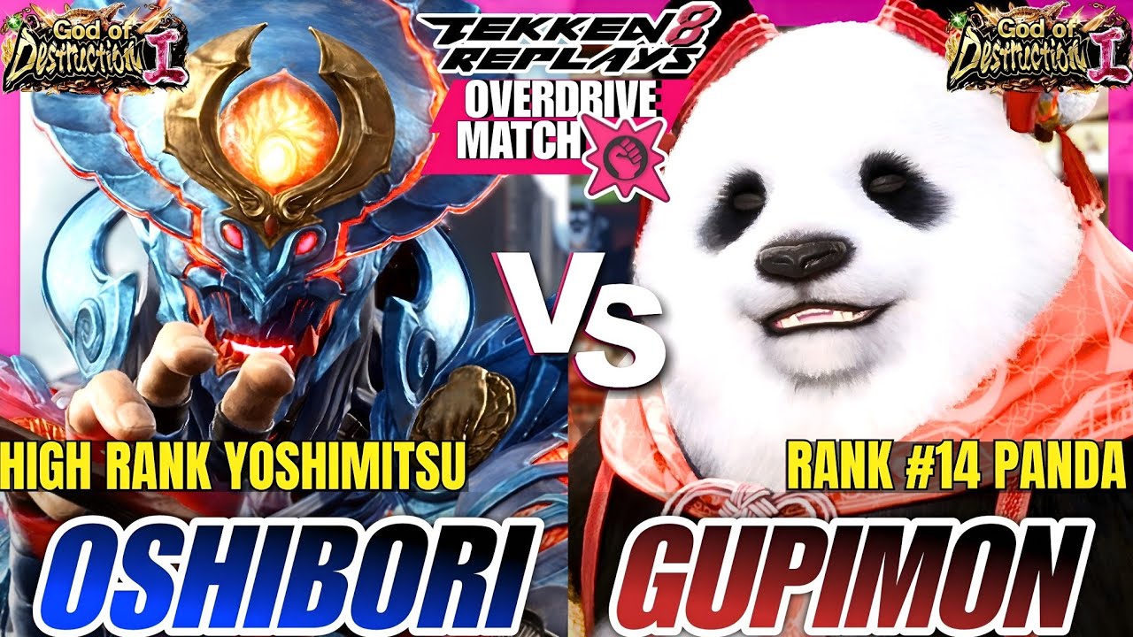 Tekken 8 - Oshibori (Yoshinitsu) vs Gupimon (Panda) - Epic Ranked Match
