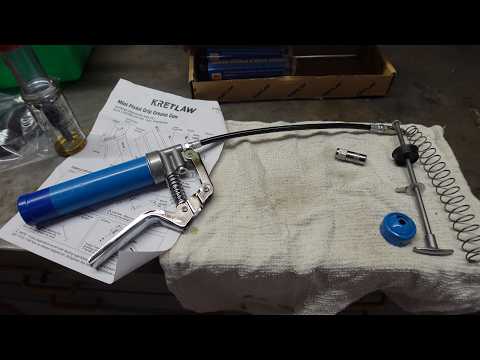 Grease Gun to Oil Pump Modification (super easy, cut & cap tip explained)