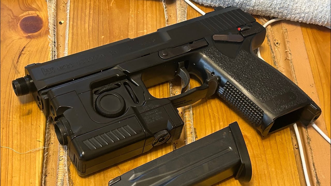 KSC H&K SOCOM MK23 Gas Blowback Review [Snake's Gun from Metal