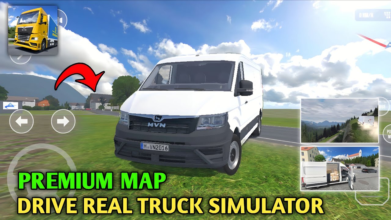 🚚REVIEW!! Drive Real Truck Simulator - Premium Version Map!