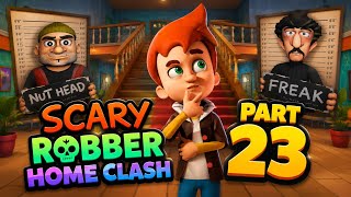 Scary Robber Home Clash 😱🏠 Part 23 #MobileGame #EscapeGame #gameplay