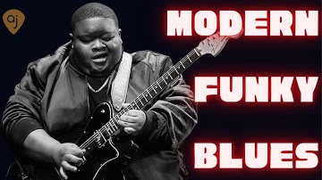 🎸  Modern Funky Minor Blues Jam in B Minor | Guitar Play Along Backing Track (94 BPM)