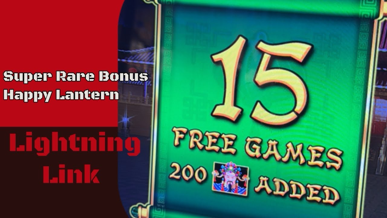 A Super Rare Happy Lantern Lightning Link Bonus. YouTube