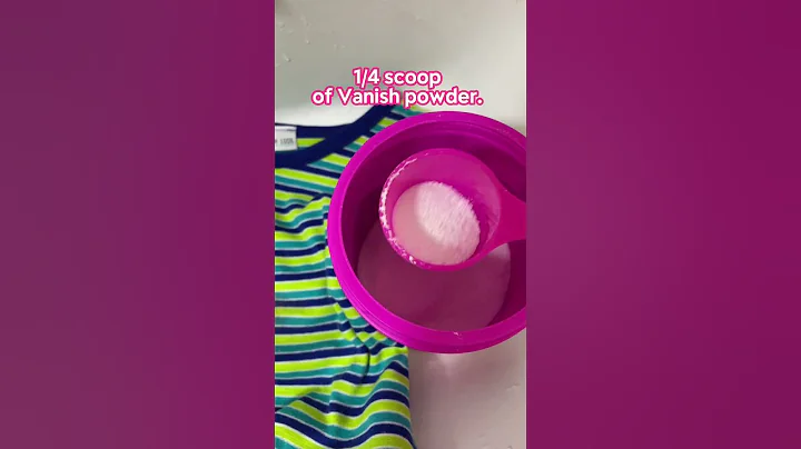 How to Use Vanish Powder: Pre-Treat Method