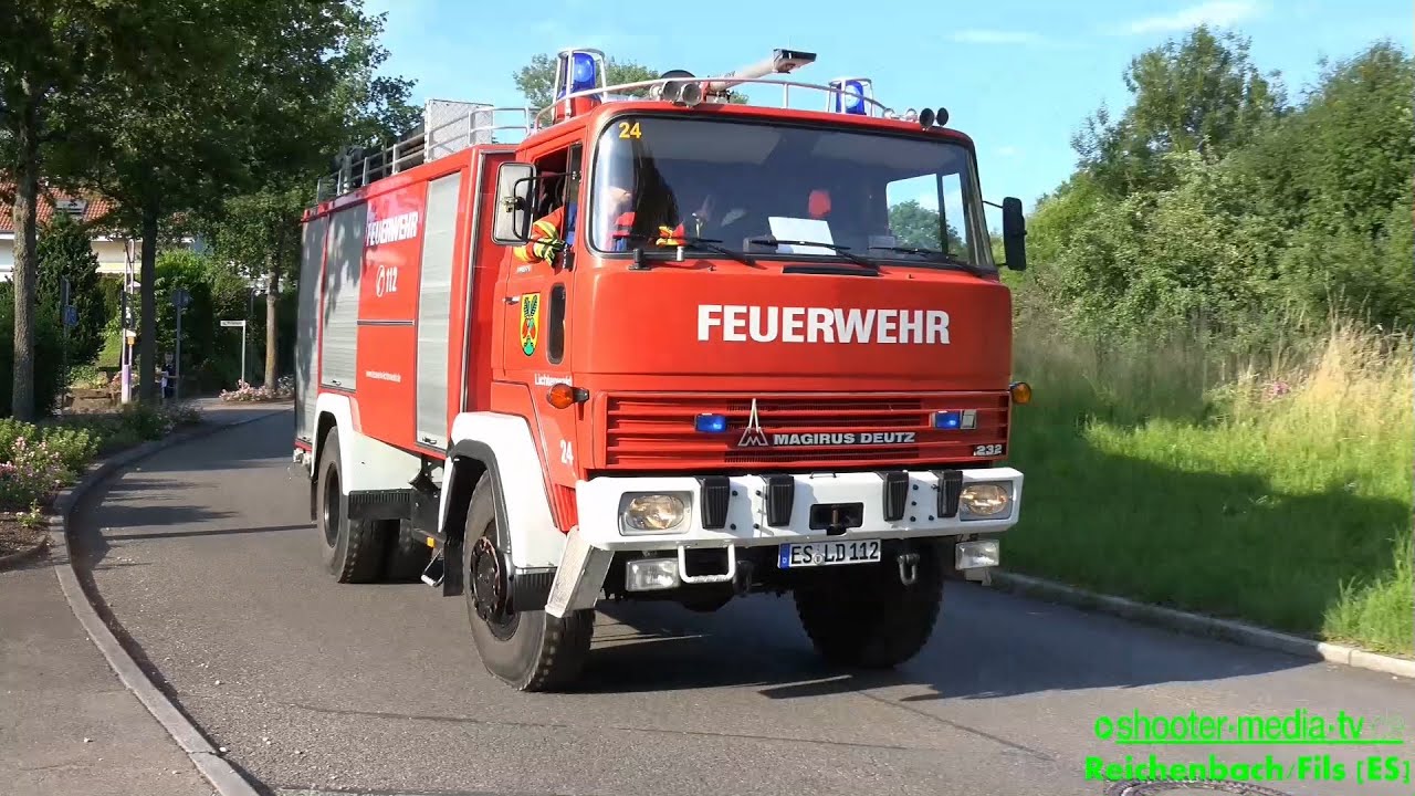 SCHEUNE IN BRAND - [Wasserversorgung] - Pendelverkehr - (Flammen & Rauch) - Brandbekämpfung | [E]