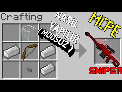 Video: Minecraftta Silah Nasıl Yapılır