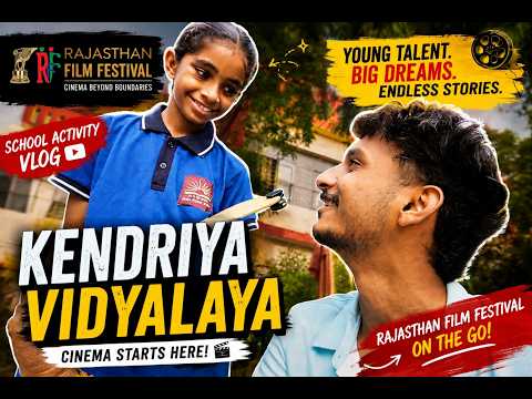 Vlog-1 Kendriya Vidyalaya -5 || RFF School & College Diaries 2026 #RajasthanFilmFestival#kvs#jaipur
