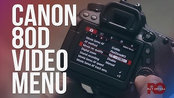 Canon 80D Settings for High Quality DSLR Video