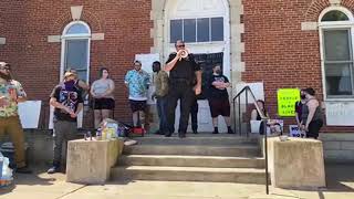 LIVE Downtown Martinsville, IN Protest (Part 1) 7 June
