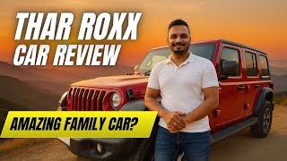 New 2025 THAR ROXX MX3 PETROL AUTOMATIC 5 Door || Red Colour Review || COMPLETE FAMILY CAR 🚗