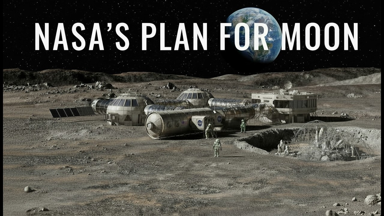 That's How NASA Will Actually Build The Artemis Moon Base - YouTube