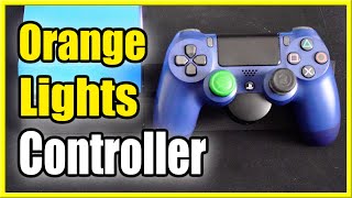 salami vogn handicappet How to Fix Orange Light on PS4 Controller (Turns ON & OFF)(Won't Connect) -  YouTube