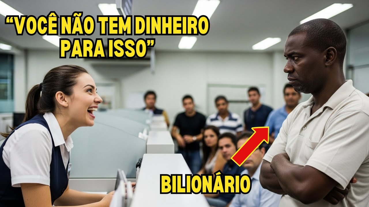 Caixa do Banco Humilha Homem Negro na Fila — Minutos Depois Ele Compra o Banco