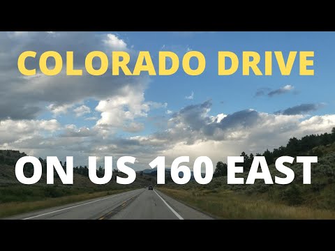 Colorado Drive US 160 From Alamosa to Walsenburg 2021