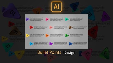 How To Create Simple Arrow Bullet Point | Arrow Bullet Point | Adobe Illustrator
