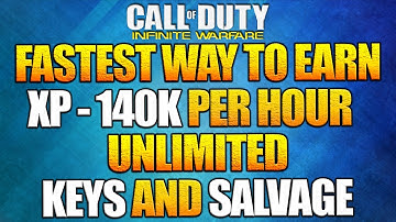 Infinite Warfare: Fastest Way To Rank Up & Earn Score + Easy Keys & Salvage Method