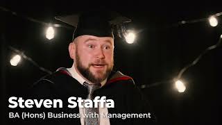 Graduation 2023   BA Hons Business with Management   Steven Staffa