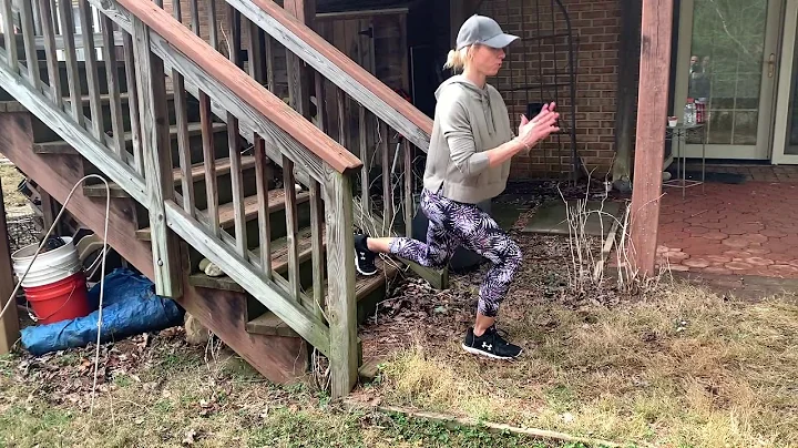Stairs workout for outside & inside with alternate...