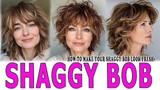 Want a Cute Short Haircut That WOWS? How to Make Your Shaggy Bob Look Fresh?
