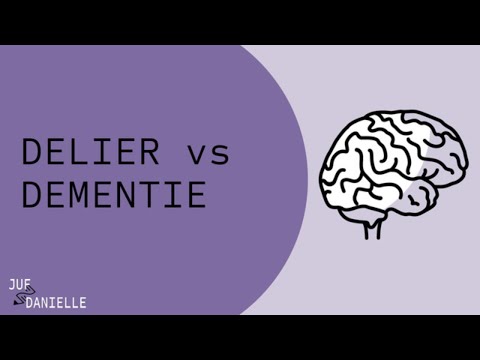 Delier en dementie: overeenkomsten en verschillen
