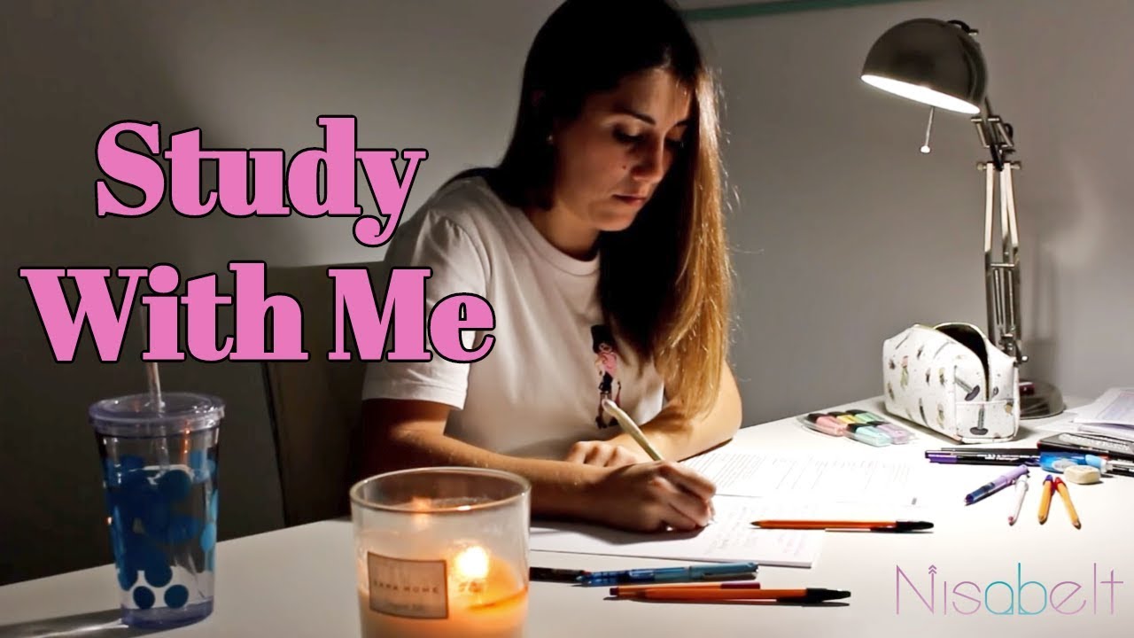 Study with me (no music) Real Time Study Session 1 hour / Nisabelt