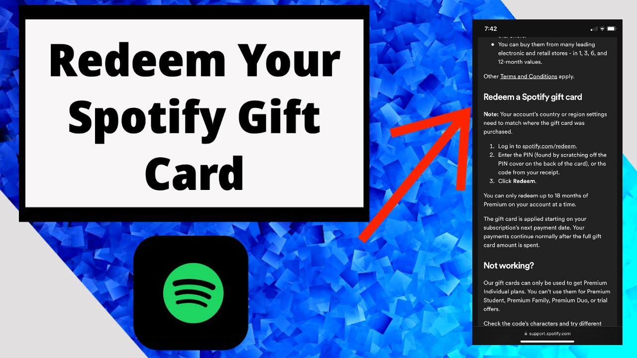 How to Redeem Spotify Premium Gift Card! (Full Guide) 