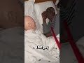 Scaring his dad while sleeping prank