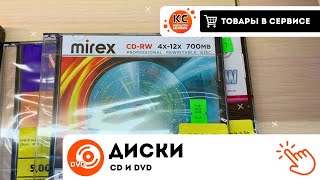 Компакт-диски CD и DVD