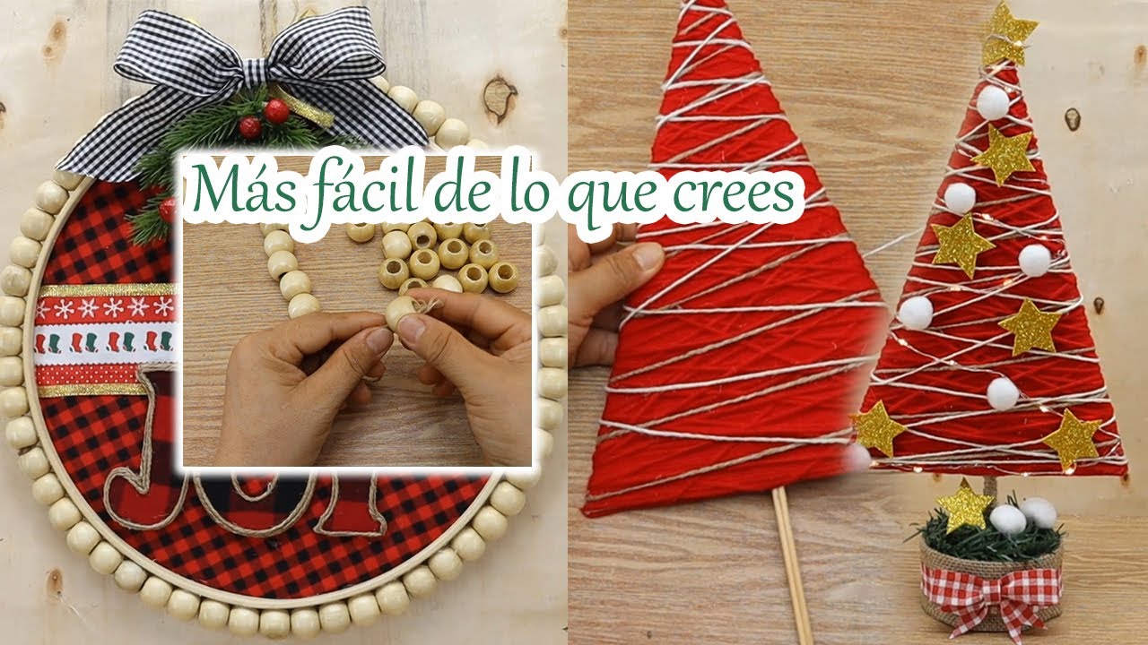 4 Manualidades Navideñas Más Fáciles de Lo Que Crees