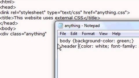 CSS Website Design Tutorial - External Style Sheets
