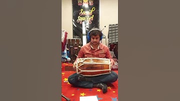 VISHAL KUMAR-In the studio dubbing Dholak