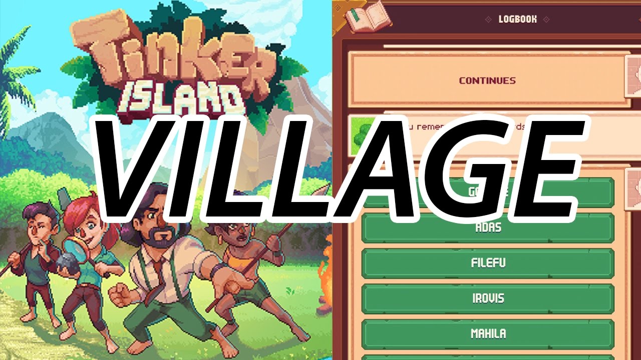 Tinker island. Java игра Island Village. Игра Village про деревню и остров. Jungle Trap.