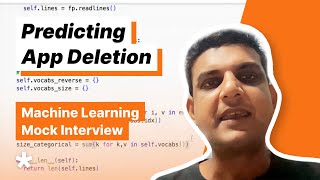 ML Design and Coding Question - Design an ML Model To Predict App Deletion (Full mock interview) by Exponent 2,471 views 2 months ago 1 hour, 33 minutes