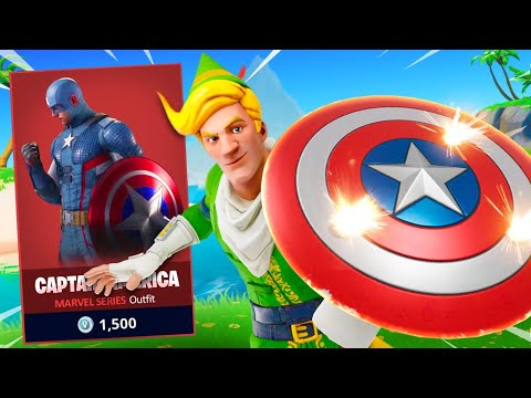 Fortnite Captain America IS HERE! - Fortnite Captain America IS HERE!