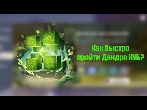 Как Пройти Быстро Дендро КУБ Genshin impact
