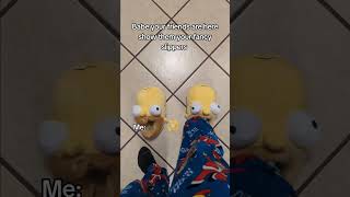 The Slippers For The Simpsons