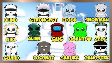 How to get Strongest Panda, Angel Panda, Blind Panda, Sus Panda + 14 Panda Badge in Find the Pandas