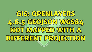 GIS: OpenLayers 4.6.5 GeoJSON WGS84 not mapped with a different projection