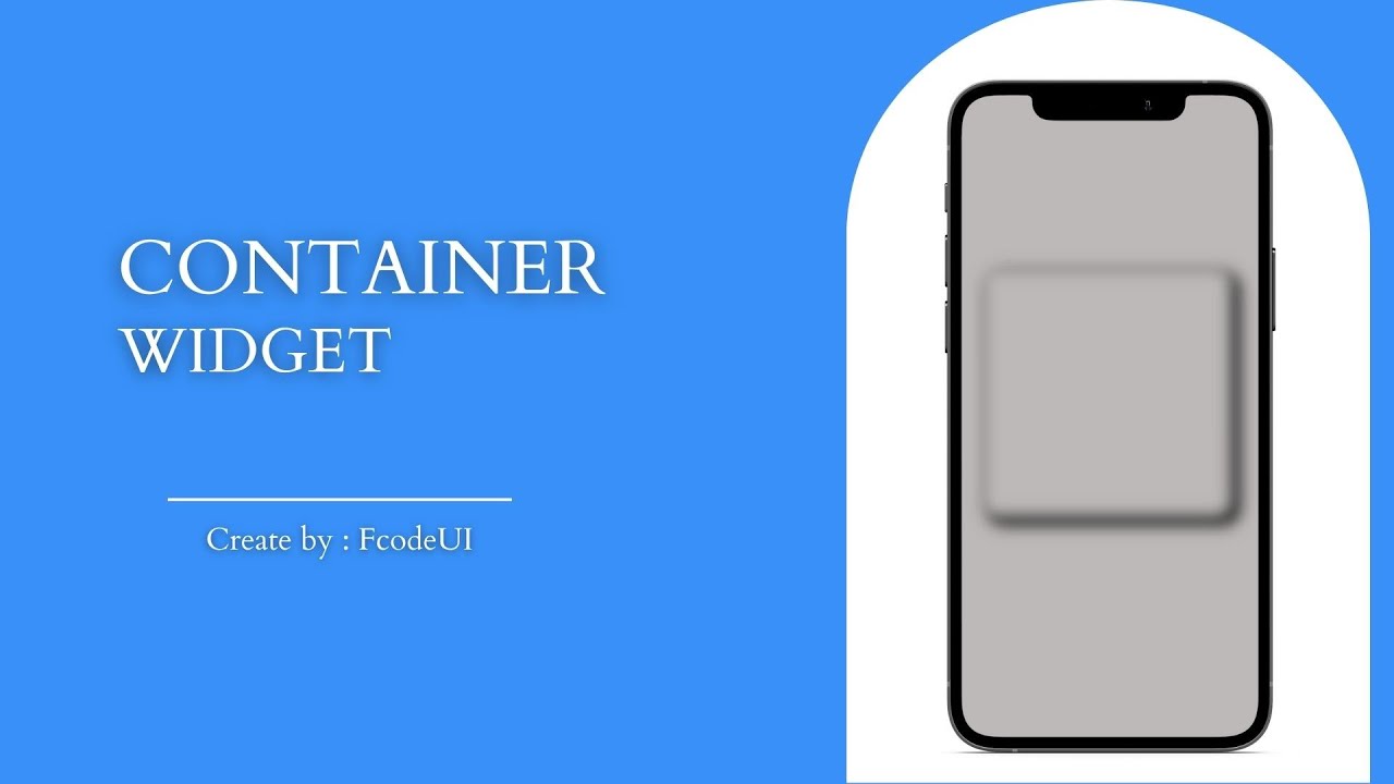 Container Widget | Flutter Widget | Flutter Tutorial | UI | Best ...