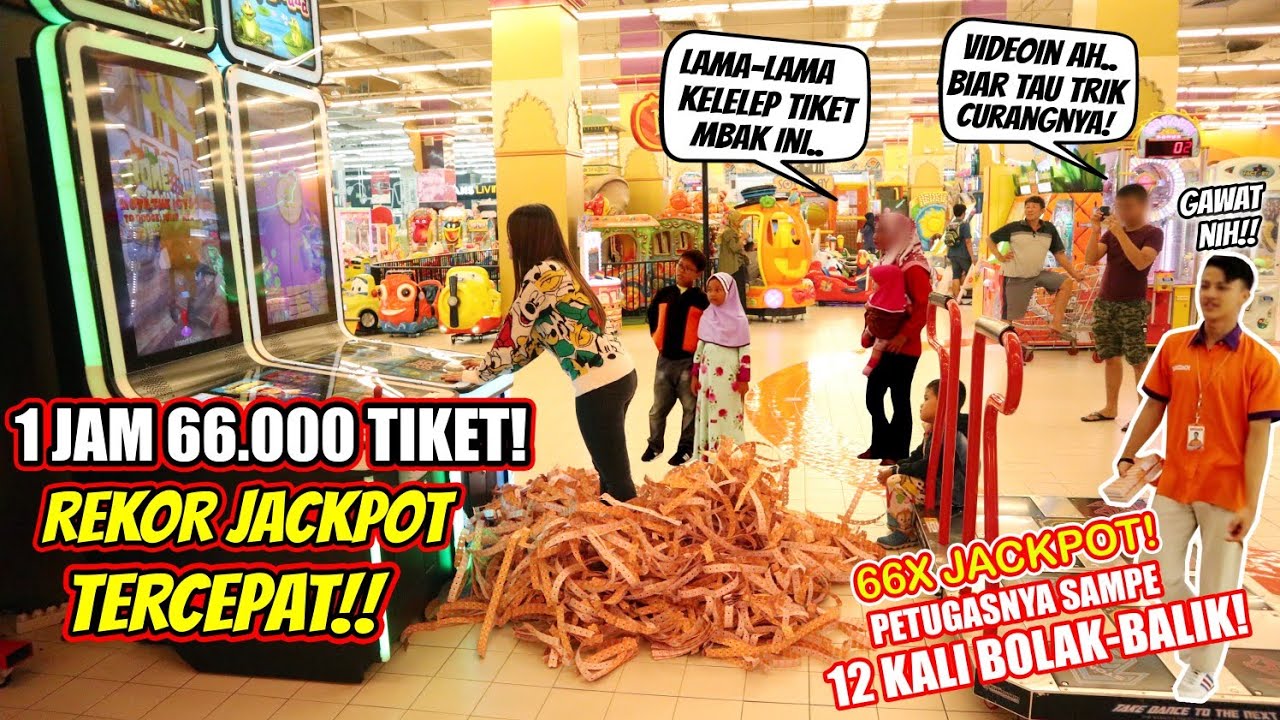 REKOR JACKPOT TERCEPAT & TERBANYAK PERTAMA INDONESIA DALAM 1 JAM!! (FROG AROUND ARCADE BEST WINNER)